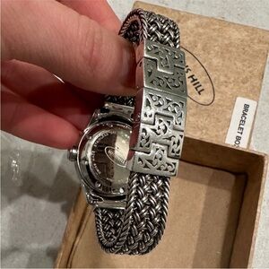 Lois Hill Sterling Silver Engraved Design Watch
